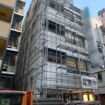 東京都　文京区　足場施工