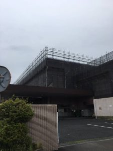 東京都　府中市　足場施工