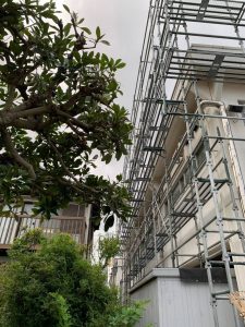 神奈川県　藤沢市　足場施工
