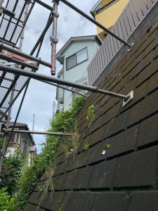 東京都　あきる野市　足場施工