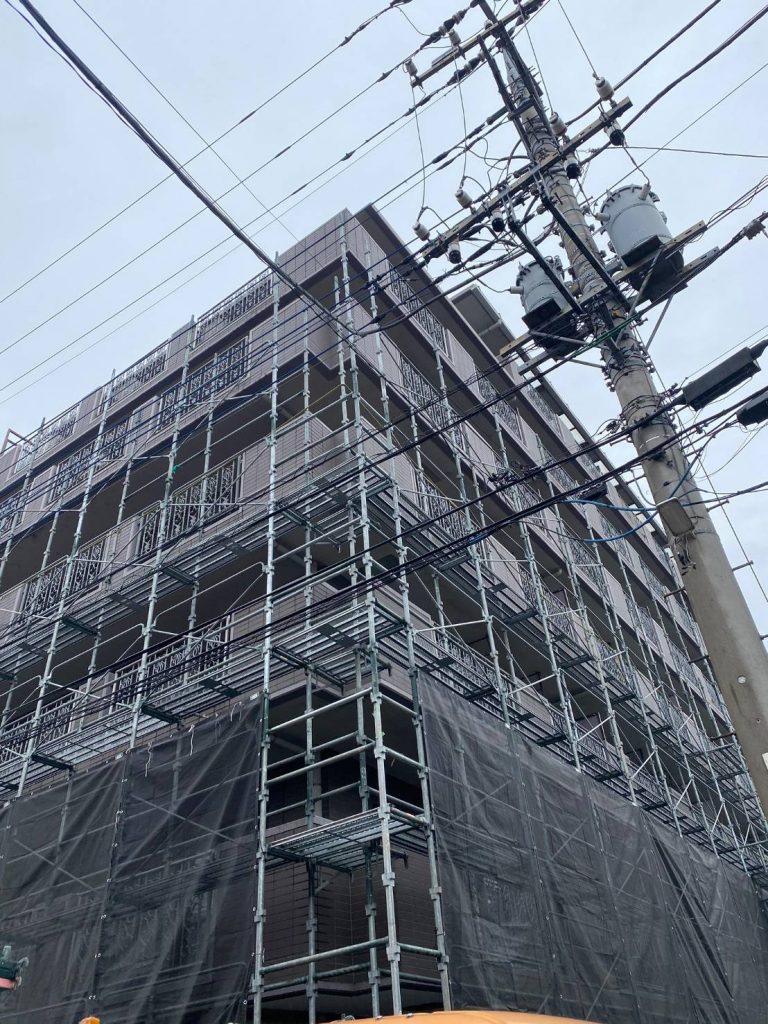 神奈川県 川崎市 足場施工