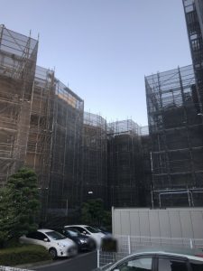 東京都　葛飾区　足場施工