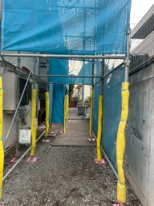 東京都　町田市　足場施工