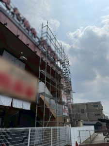 東京都　足立区　足場施工