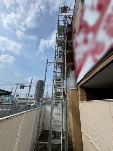 東京都　足立区　足場施工