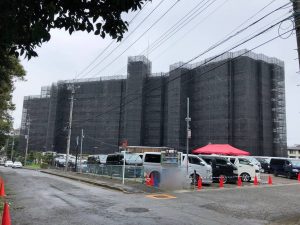 神奈川県　大和市　足場施工