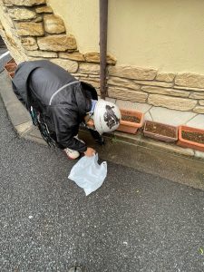 東京都　江戸川区　足場施工