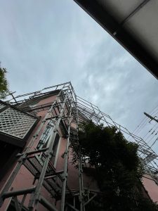 東京都　武蔵野市　足場施工