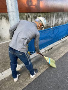 東京都　文京区　足場施工